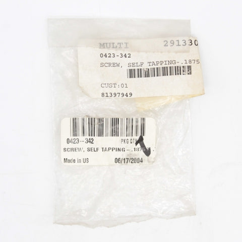 Self Tapping Screw Part Number - 0423-342 For Arctic Cat