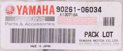 Yamaha Countersunk Rivet PN 90261-06034-00