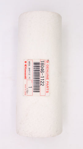 Genuine Kawasaki Wool Baffle Pipe, Rear Part Number - 18046-1122