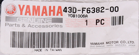 Genuine Yamaha Adjusting Bolt Part Number - 43D-F6382-00-00