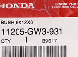 Genuine Honda Bush (8X12X6) Part Number - 11205-GW3-931