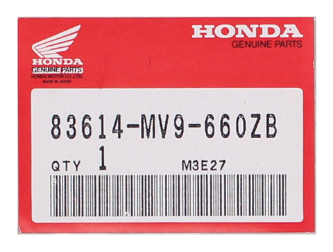 Genuine Honda Stripe B Part Number - 83614-MV9-660ZB