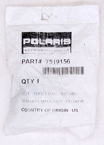 Genuine Polaris Screw Part Number - 7519156