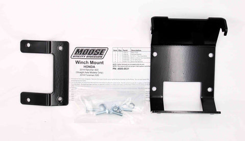 Moose Utility Winch Mount Part Number - 4505-0531 For Honda