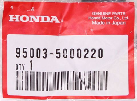 Genuine Honda Tube Part Number - 95003-5000220