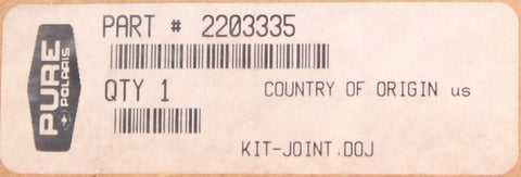 Joint Kit Part Number - 2203335 For Polaris