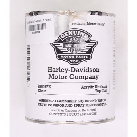 Harley-Davidson Clear Acrylic Top Coat Touch-Up Paint Part Number - 98609EK