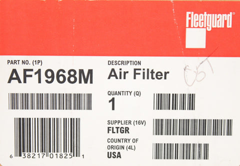 Fleetguard Air filter PN AF1968M