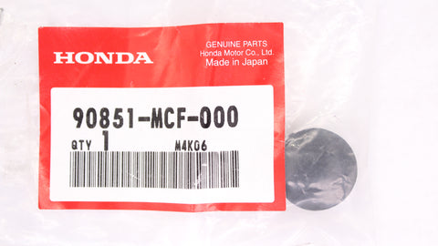 Honda Rubber Cap Part Number - 90851-MCF-000