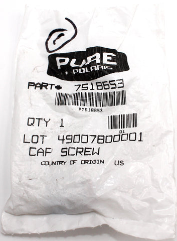 Genuine Polaris Cap Screw PN 7518653