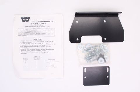 Warn ATV Winch Mount Kit PN KVF65-0050B